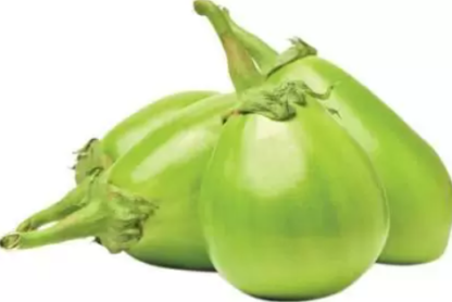 ROUND GREEN BRINJAL 1KG